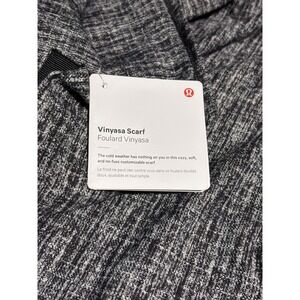 NEW Lululemon Vinyasa Versatile Soft Scarf Halter Top Shrug Foulard Gray VQAW